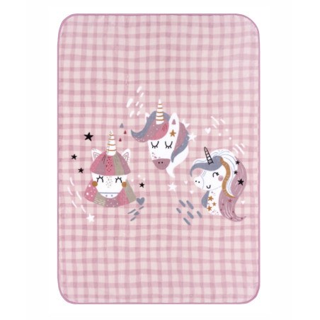 Παιδική Κουβέρτα Βελουτέ Μονή Kentia Corno  160x220