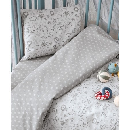 Σετ Παπλωματοθήκη Κούνιας 2 Τεμαχίων Kentia Cungo 100x140