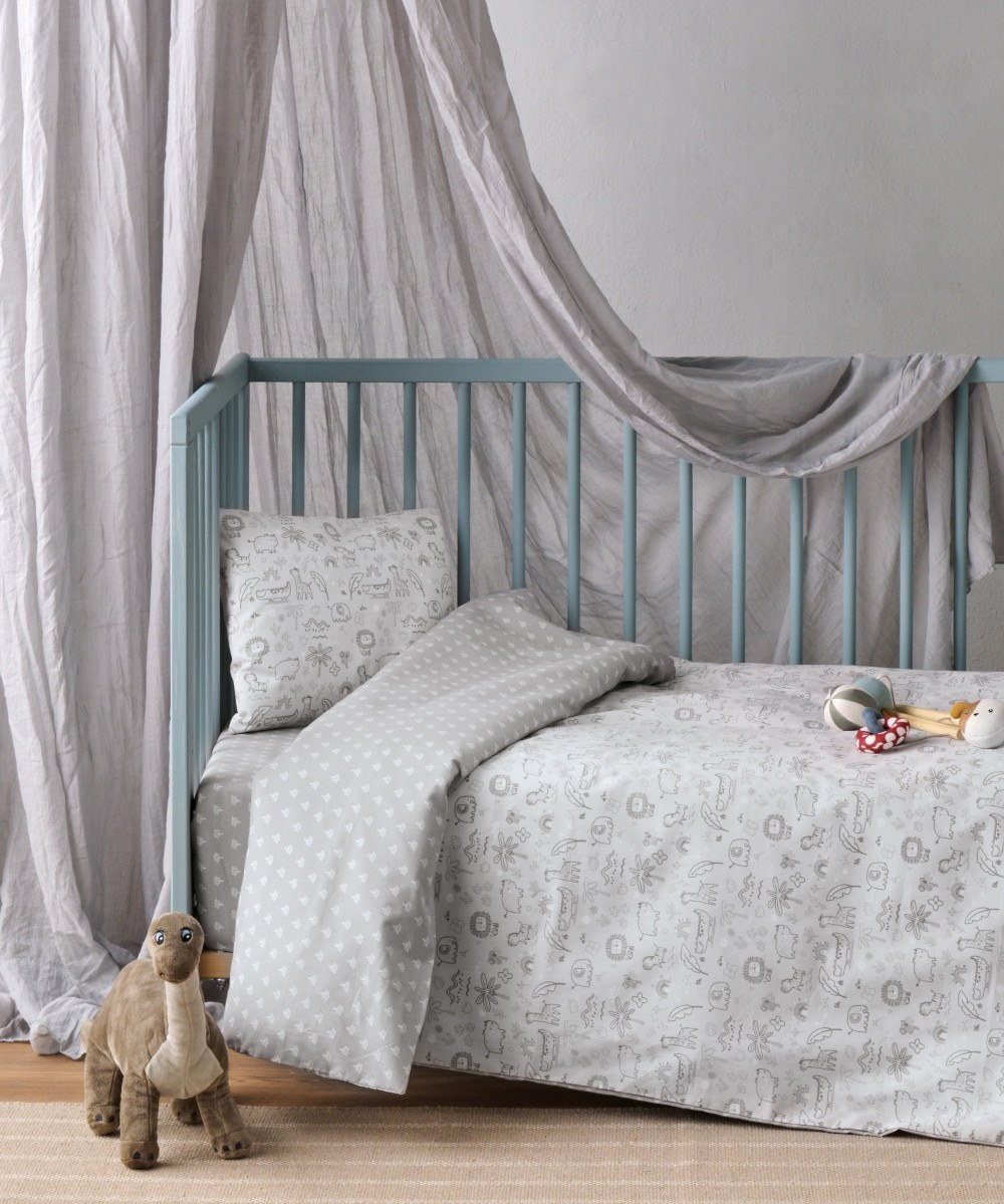 Σετ Σεντόνια Κούνιας 3 Τεμαχίων Kentia Cungo 120x170