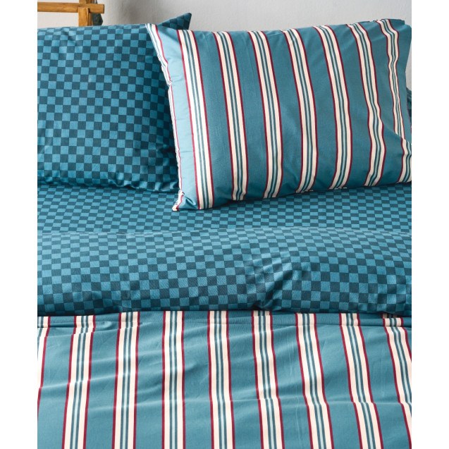 Σετ Σεντόνια Υπέρδιπλα 4 Τεμαχίων Kentia Dama...