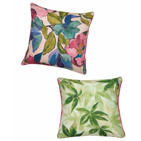 Σετ Μαξιλαροθήκες Διακόσμησης 2 Τεμαχίων Kentia Fancy W25 03 50x50