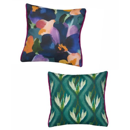 Σετ Μαξιλαροθήκες Διακόσμησης 2 Τεμαχίων Kentia Fancy W25 04 50x50