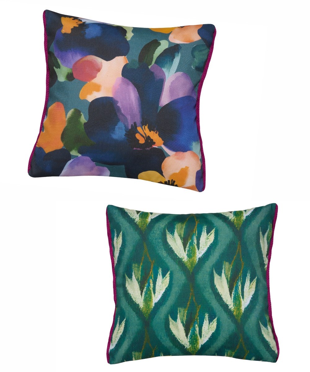 Σετ Μαξιλαροθήκες Διακόσμησης 2 Τεμαχίων Kentia Fancy W25 04 50x50