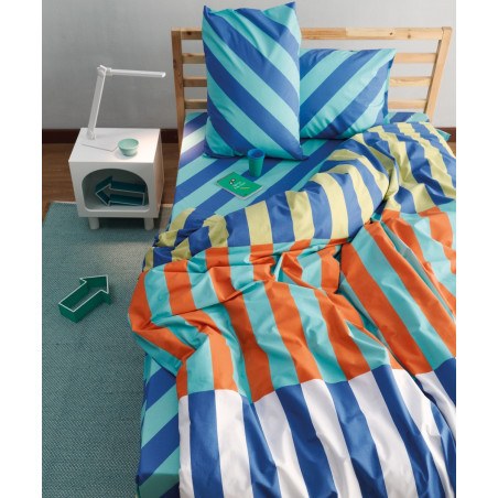 Σετ Παπλωματοθήκη Μονή 2 Τεμαχίων Kentia Fiaba 19  165x245