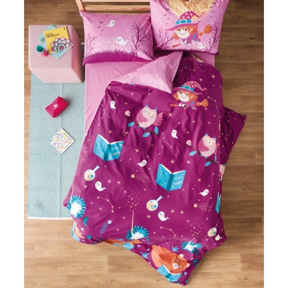 Σετ Παιδικά Σεντόνια Μονά 3 Τεμαχίων Kentia Hans  160x270