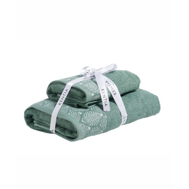 Σετ Πετσέτες 2 Τεμαχίων Kentia Lela 10...