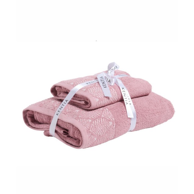 Σετ Πετσέτες 2 Τεμαχίων Kentia Lela 14...