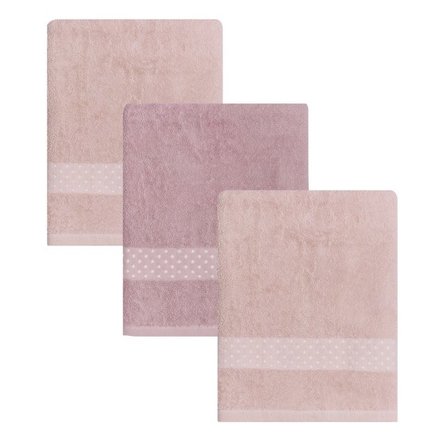 Σετ Πετσέτες Προσώπου 3 Τεμαχίων Kentia Manuel...