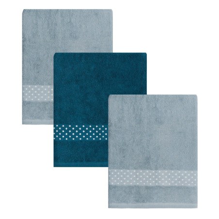 Σετ Πετσέτες Προσώπου 3 Τεμαχίων Kentia Manuel 19 50x90