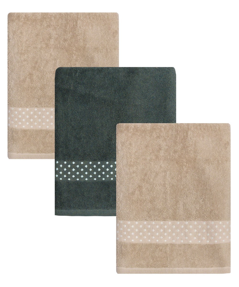 Πετσέτες Προσώπου (Σετ 3 Τμχ) 50X90 Kentia Manuel 34 (50x90)