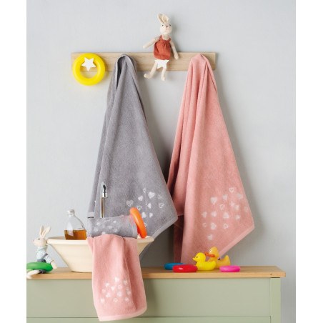 Σετ Βρεφικές Πετσέτες 2 Τεμαχίων Kentia Marker 18 70x125,46x60
