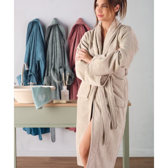 Μπουρνούζι με Γιακά Kentia Miracle 24 L Large