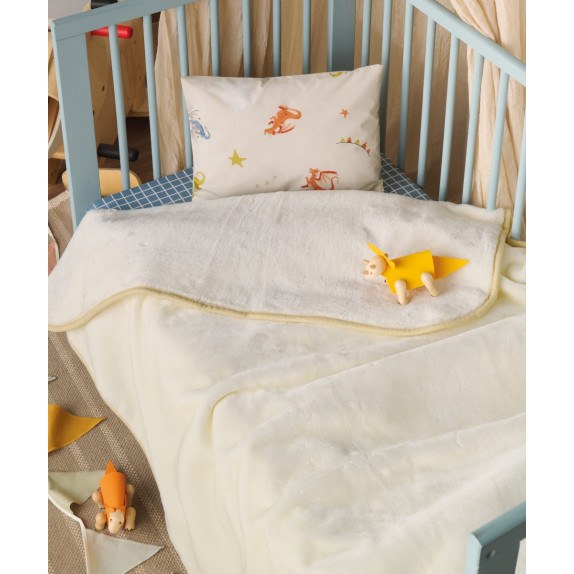 Κουβέρτα Βελουτέ Αγκαλιάς Kentia Notte 00 80x100