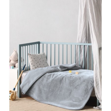 Κουβέρτα Βελουτέ Κούνιας Kentia Notte 22 100x140