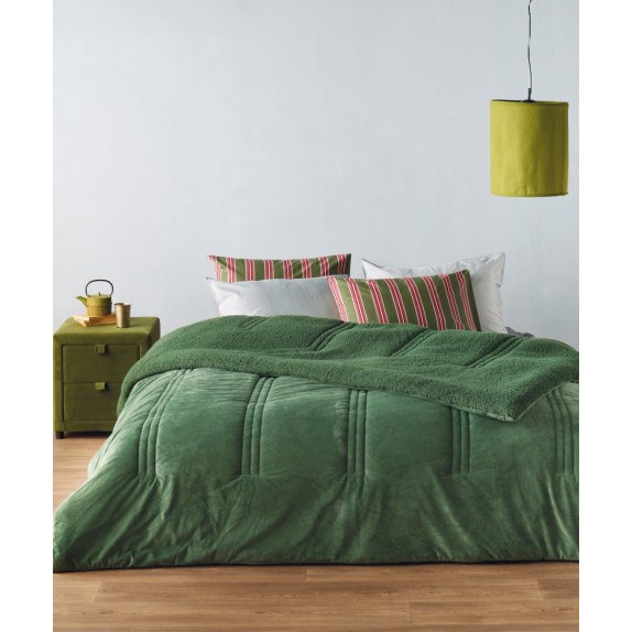 Κουβερτοπάπλωμα King Size με Γούνα Kentia Notturno 3625...