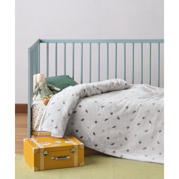 Κουβέρτα Fleece Κούνιας Kentia Nube 100x140