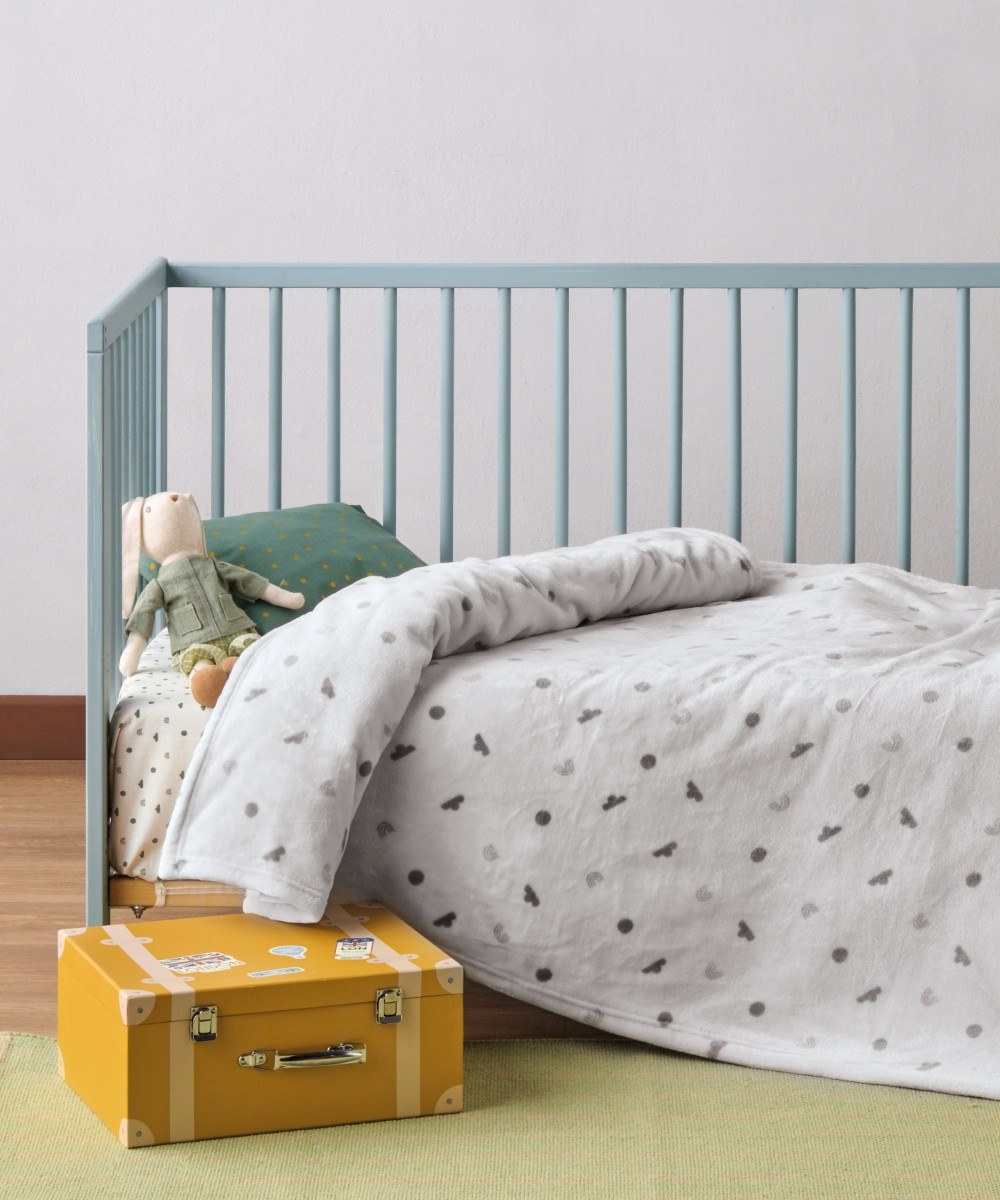 Κουβέρτα Fleece Κούνιας Kentia Nube 100x140