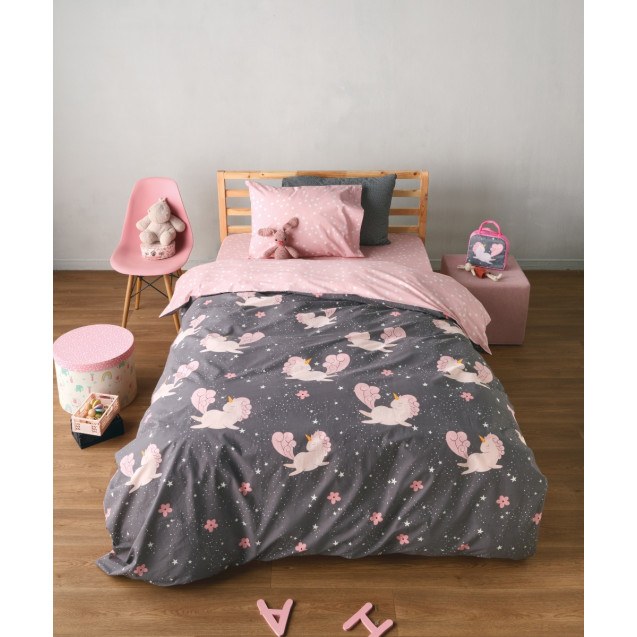 Σετ Παιδικά Σεντόνια Μονά 3 Τεμαχίων Kentia...