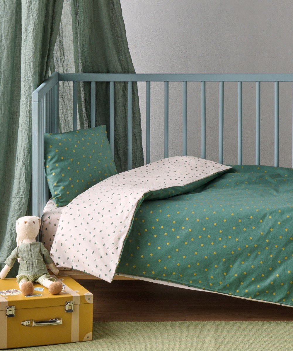 Σετ Παπλωματοθήκη Κούνιας 2 Τεμαχίων Kentia Picadily 100x140