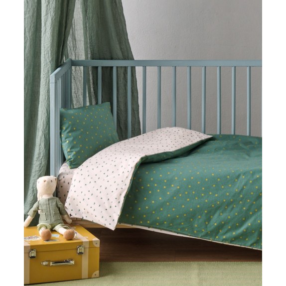 Σετ Σεντόνια Λίκνου 2 Τεμαχίων Kentia Picadily 70x120