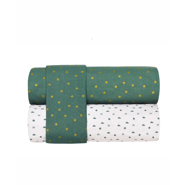 Σετ Παιδικά Σεντόνια Μονά 3 Τεμαχίων Kentia...