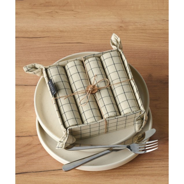 Σετ Σουπλά 4 Τεμαχίων Kentia Plato 2501