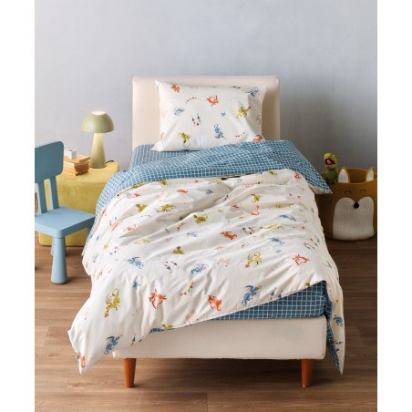 Σετ Παιδική Παπλωματοθήκη Μονή 2 Τεμαχίων Kentia Poldo  165x245