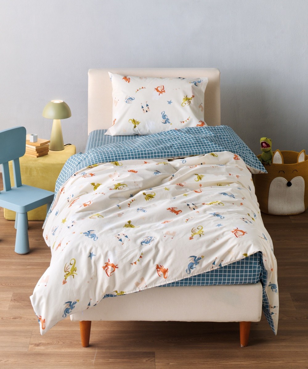 Σετ Παιδική Παπλωματοθήκη Μονή 2 Τεμαχίων Kentia Poldo 165x245