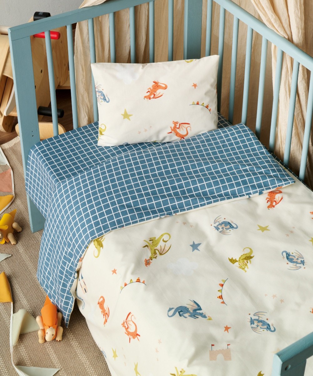 Σετ Σεντόνια Κούνιας 3 Τεμαχίων Kentia Poldo 120x170