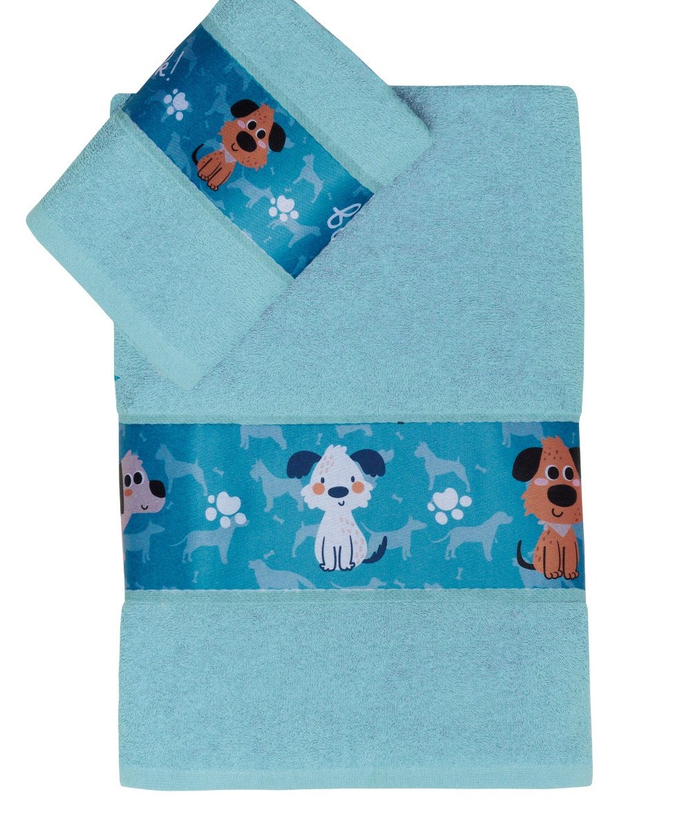 Σετ Παιδικές Πετσέτες 2 Τεμαχίων Kentia Pongo 70x125,40x60