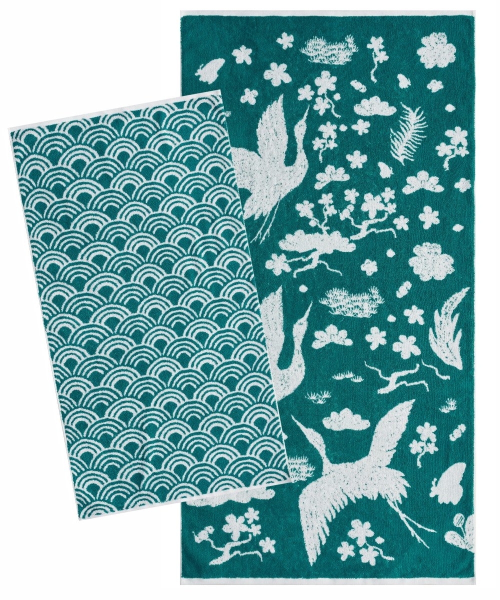 Σετ Πετσέτες 2 Τεμαχίων Kentia Saori 07 70x140,50x90