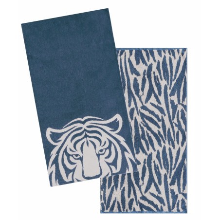 Σετ Πετσέτες Προσώπου 2 Τεμαχίων Kentia Shiro 01 50x90