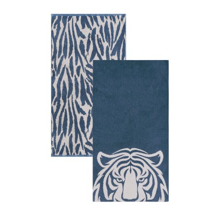 Σετ Πετσέτες Προσώπου 2 Τεμαχίων Kentia Shiro 01 50x90