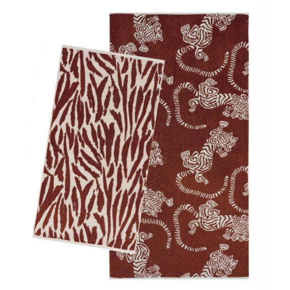 Σετ Πετσέτες 2 Τεμαχίων Kentia Shiro 06 70x140,50x90