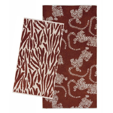 Σετ Πετσέτες 2 Τεμαχίων Kentia Shiro 06 70x140,50x90