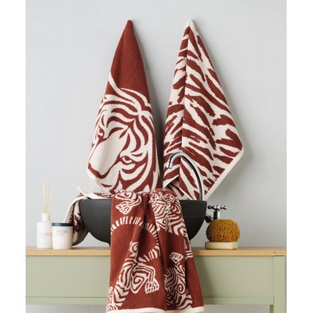 Σετ Πετσέτες 2 Τεμαχίων Kentia Shiro 06 70x140,50x90