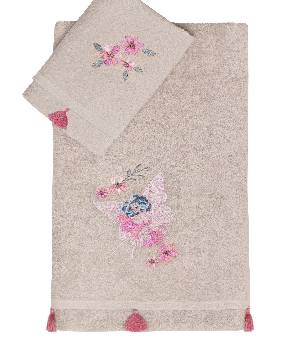 Σετ Παιδικές Πετσέτες 2 Τεμαχίων Kentia Sirin 70x125,40x60