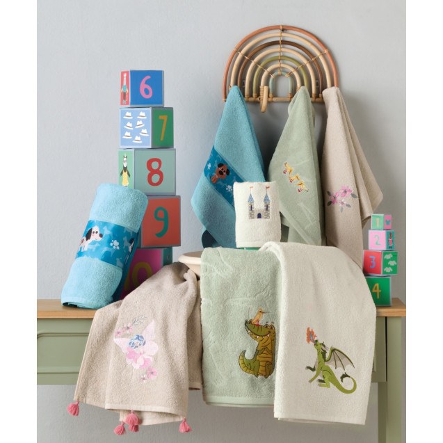 Σετ Παιδικές Πετσέτες 2 Τεμαχίων Kentia Sirin...