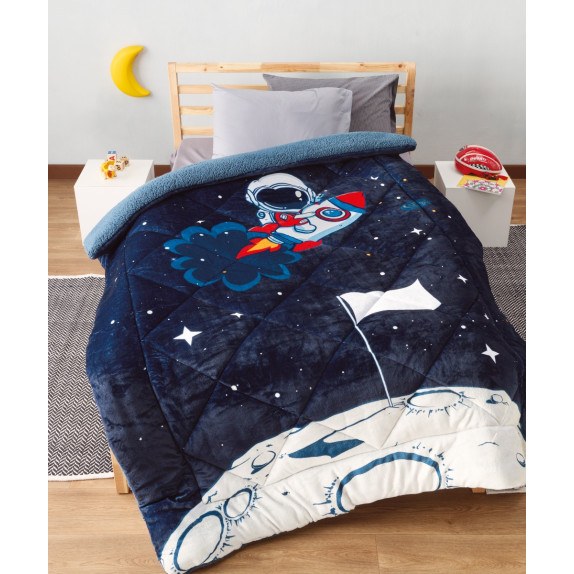 Παιδικό Κουβερτοπάπλωμα Μονό με Sherpa Kentia Sirius 160x220
