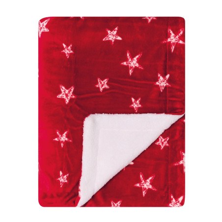 Χριστουγεννιάτικη Κουβέρτα Καναπέ Kentia Snow 251 130x170