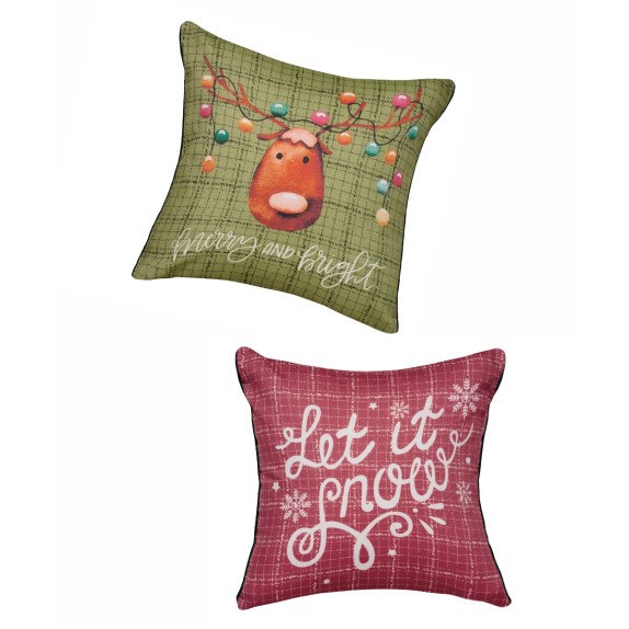 Σετ Χριστουγεννιάτικες Μαξιλαροθήκες Διακόσμησης 2...