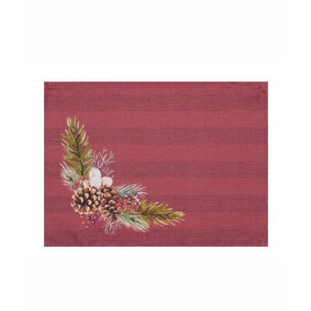 Σετ Χριστουγεννιάτικα Σουπλά 4 Τεμαχίων Kentia...