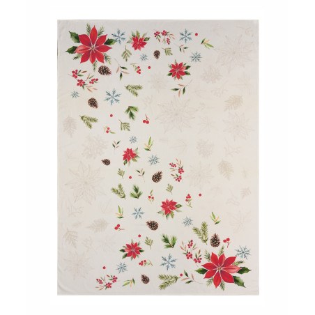 Χριστουγεννιάτικο Τραπεζομάντηλο Kentia Snow 254 160x230