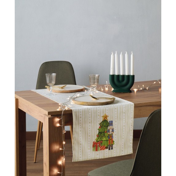 Χριστουγεννιάτικο runner Kentia Snow 255 45x140