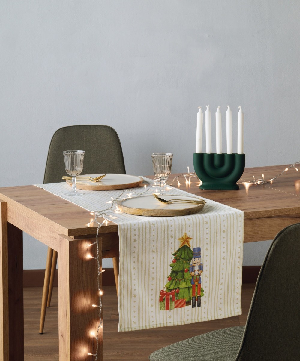 Χριστουγεννιάτικο runner Kentia Snow 255 45x140