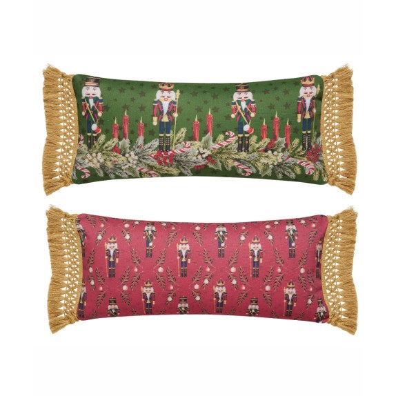 Χριστουγεννιάτικο Μαξιλάρι Διακόσμησης Kentia Snow 255 30x60