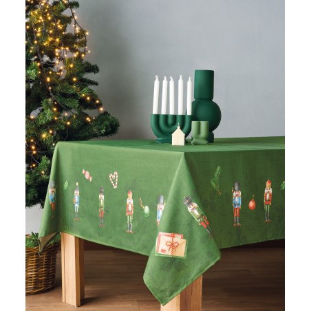 Χριστουγεννιάτικο Τραπεζομάντηλο Kentia Snow 255 135x180