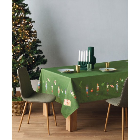 Χριστουγεννιάτικο Τραπεζομάντηλο Kentia Snow 255 160x280