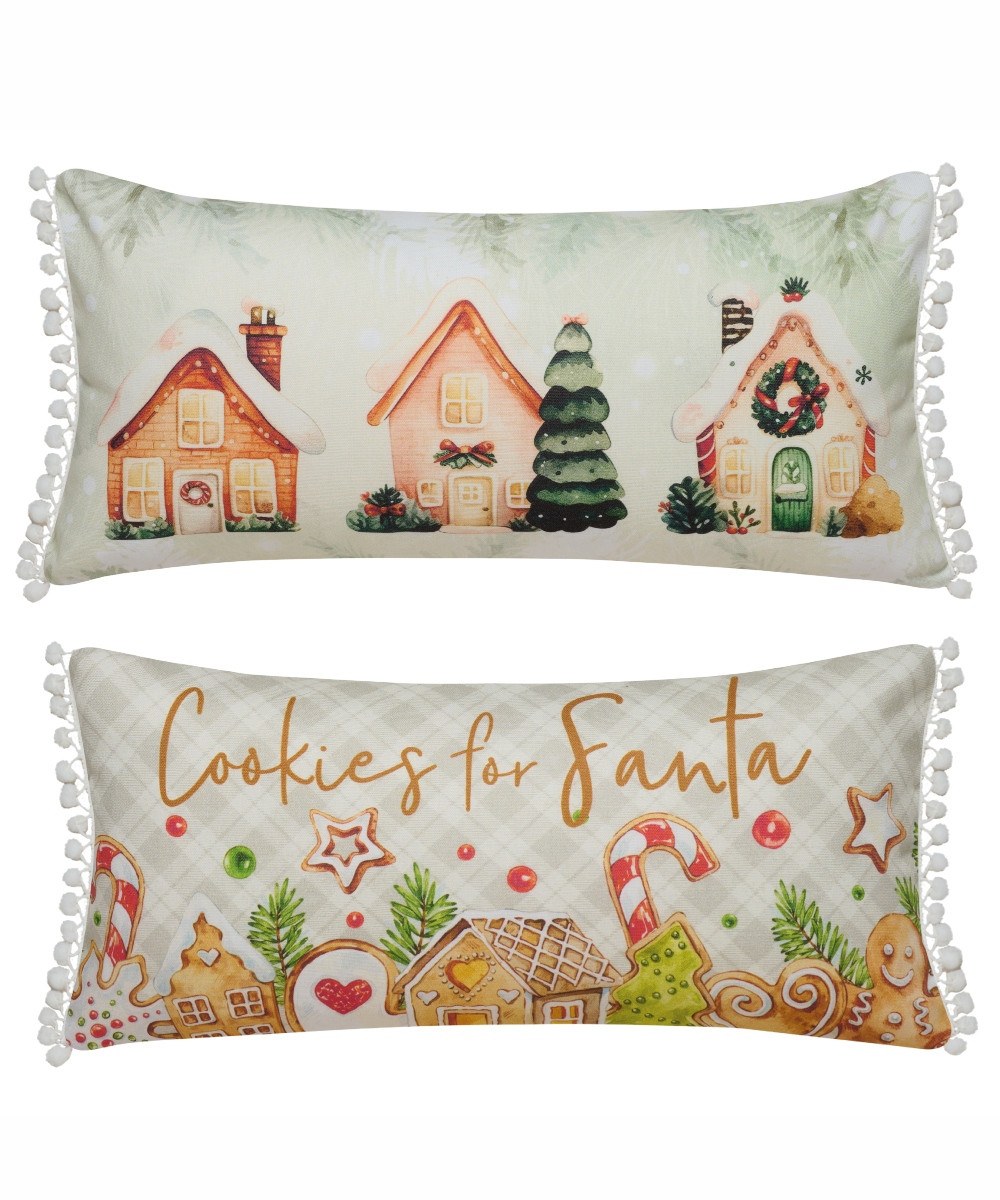 Χριστουγεννιάτικο Μαξιλάρι Διακόσμησης Kentia Snow 256 30x60