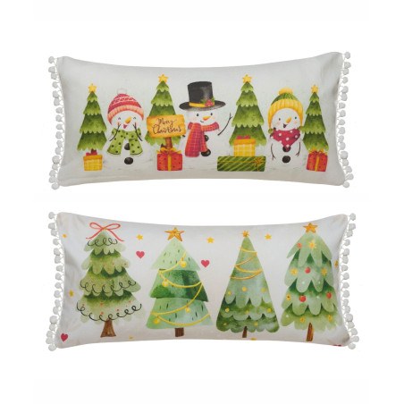 Χριστουγεννιάτικο Μαξιλάρι Διακόσμησης Kentia Snow 257 30x60